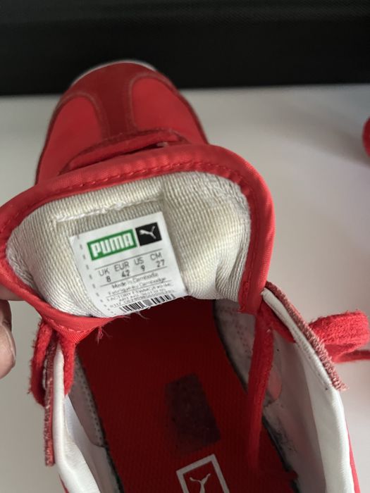 Puma Easy Rider-czerwone snakersy retro