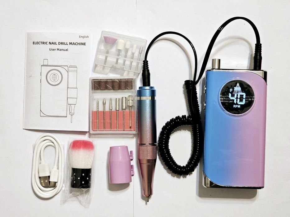 Фрезер манікюрний акумуляторний UV-401 40.000 об/хв 30Вт