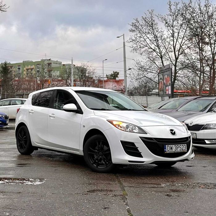 Mazda 3 BL| 1.6Diesel 110KM|Manual|Biała Perła|Klima|Tempomat|Hak|2010