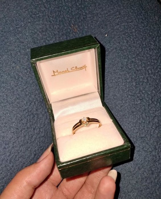 anel ouro 18kl TM 21