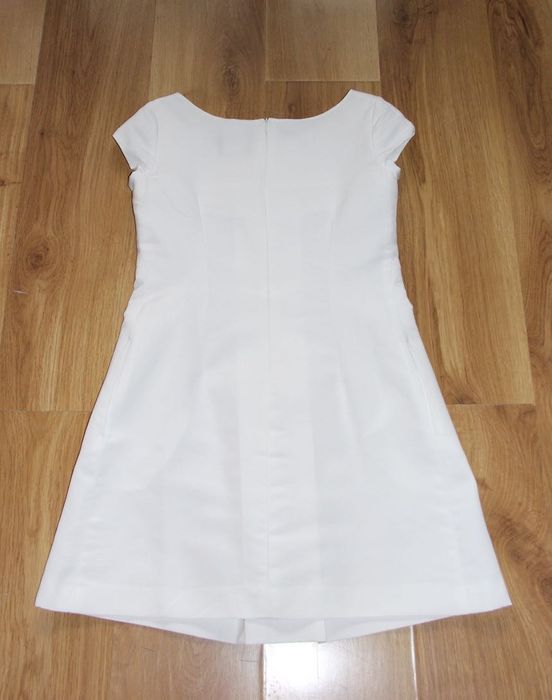 simple sukienka biała ślub chrzest 36 s suknia 34 xs