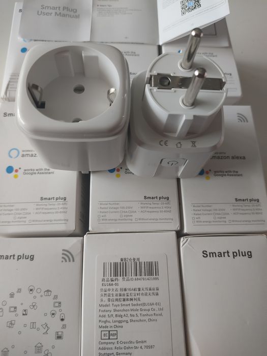 Inteligentne gniazdo Wifi Tuya 16A pomiar energii licznik smart home