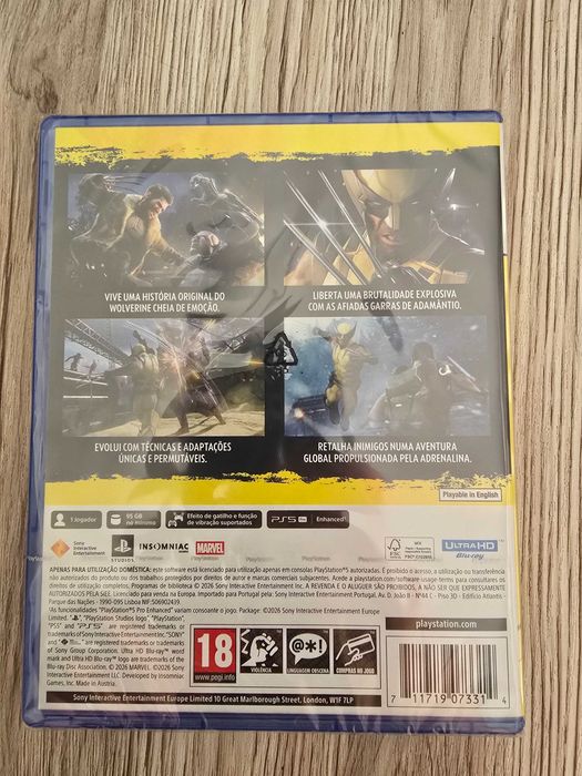 Marvel's Wolverine PS5 novo e selado