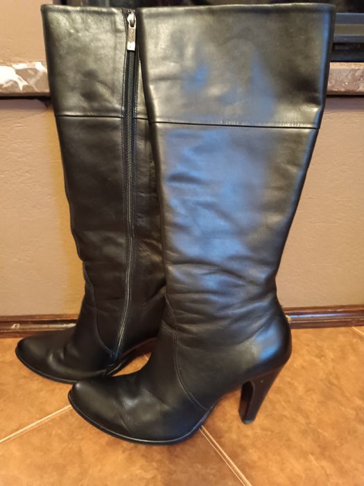 Buty zimowe z naturalnej skóry Baldaccini