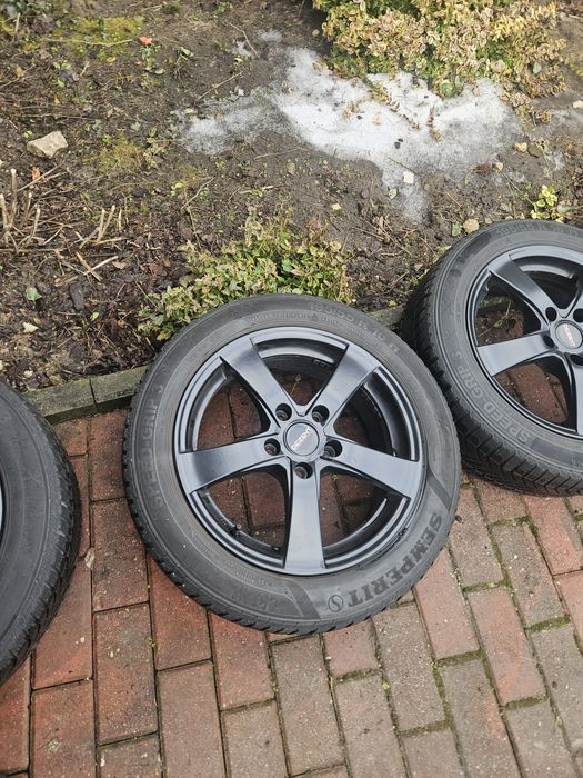 Alufelgi czarne vw  ,mini cooper 5x112 195 /55r16