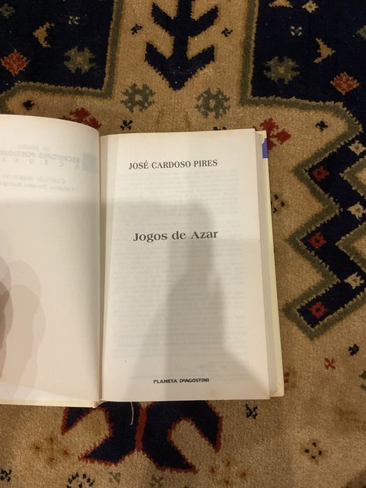 Livro José Cardoso Pires - Jogos de Azar