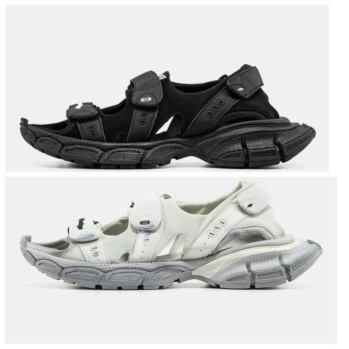 Черные сандалии Balenciaga 3XL Sandals сандалі баленсиага 3ХЛ (36-43)