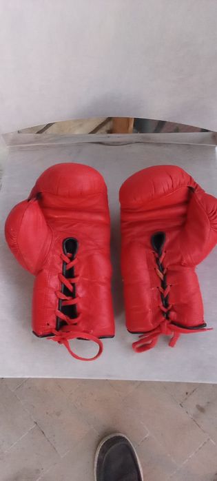 PAR LUVAS PUGILISMO Profissional. 8 Fotos