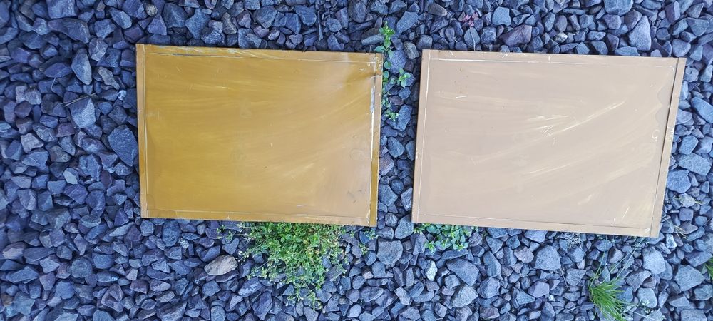 Stare metalowe tablice PRL