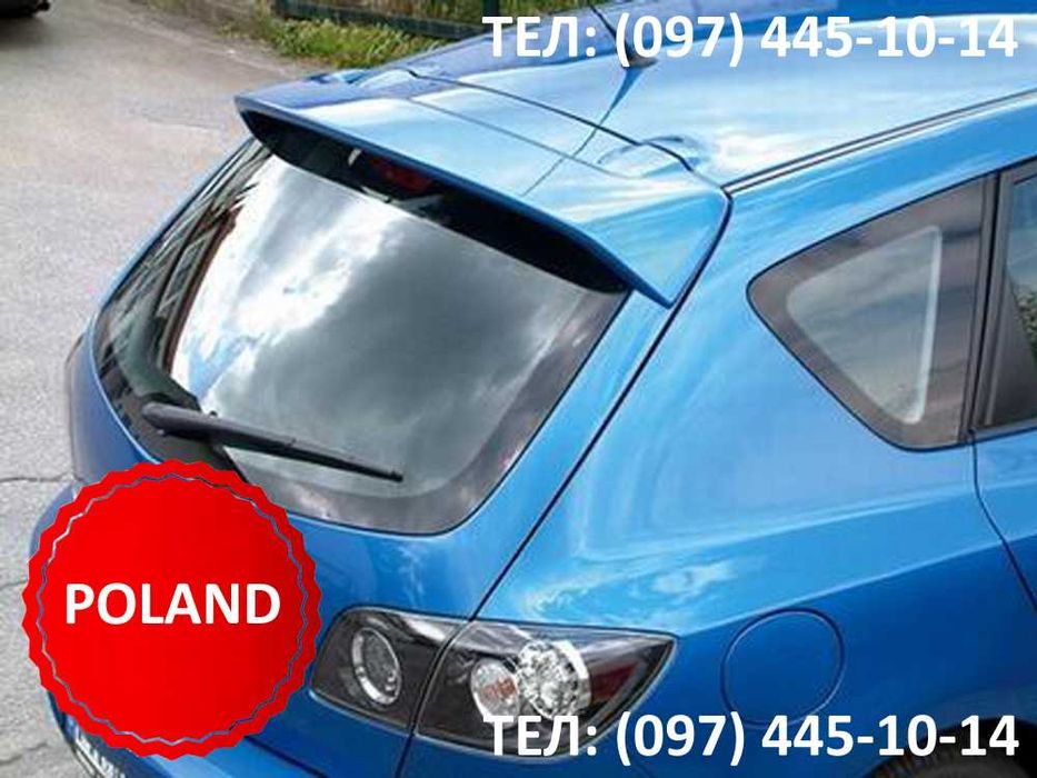 Реснички, вії, спойлер Mazda 3 BK HB 5d 2003-2008 - Мазда 3 БК Хэтчбек