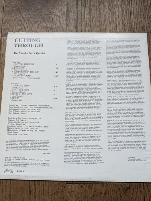 The Mark Vaughn Quintet  PRE RELEASE PRESS  EX !!!!