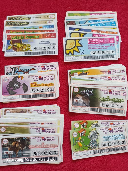 Vendo bilhetes de 2002 até 2023