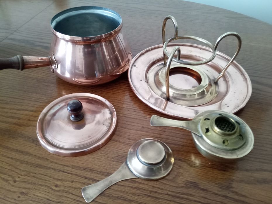 Fondue em cobre  muito bonito nunca usado
