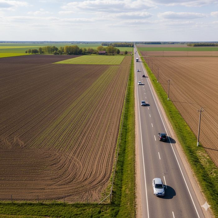 Земельна ділянка 2,79 га біля Полтави Гожули вздовж дороги с.г. земля