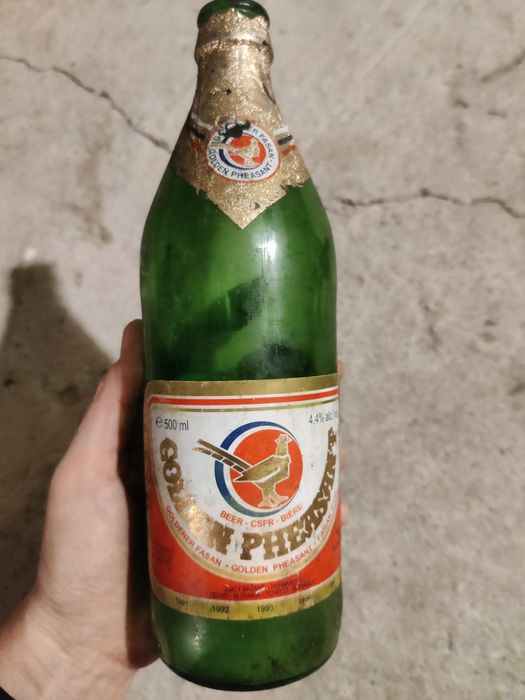 Kolekcjonerska butelka Golden Pheasant, Zlaty Bazant