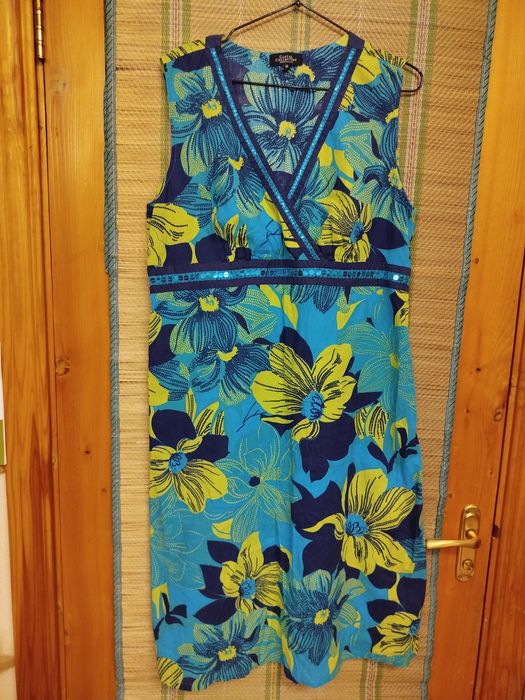 Платье лёгкое, 100 % хлопок, размер 50-52