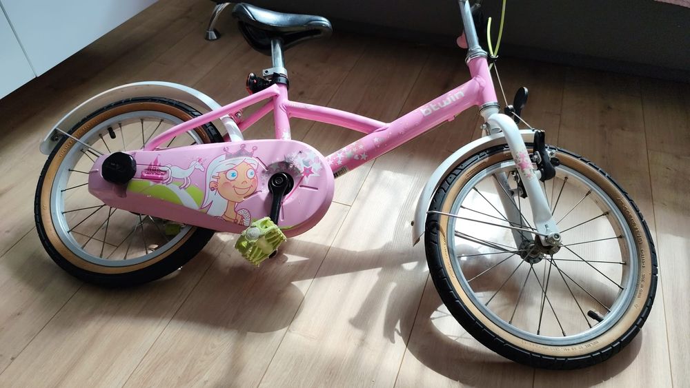 Rowerek 16 cali BTwin różowy
