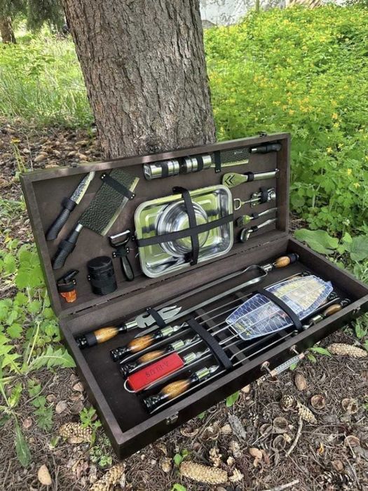 Набір шампурів у кейсі! Набор шампуров вкейсе! Супер подарунок!