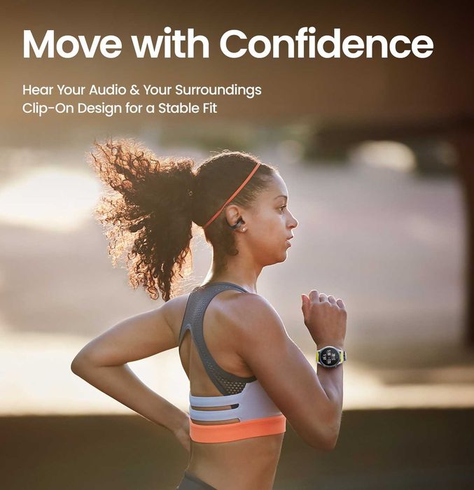 Нові бездротові відкриті Open-Ear TWS навушники Amazfit Up