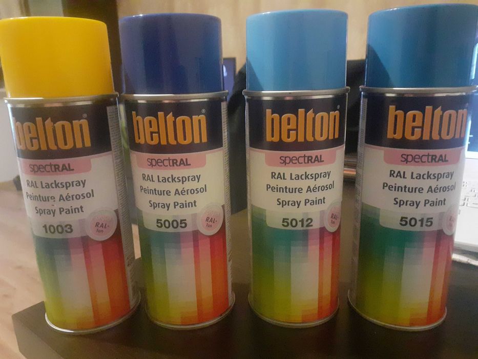Farba w sprayu Brillux i Belton