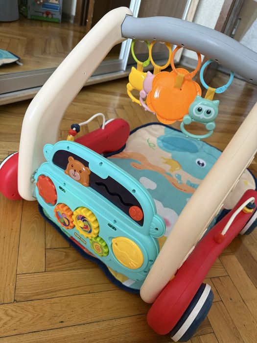 дитячий розвиваючий килимок Baby Team 2 в 1 ходунки