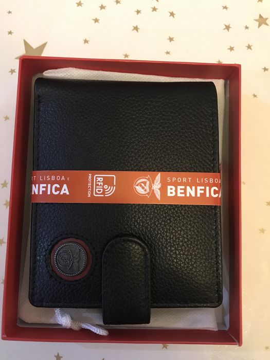 Carteira do Benfica em pele genuina - NOVA