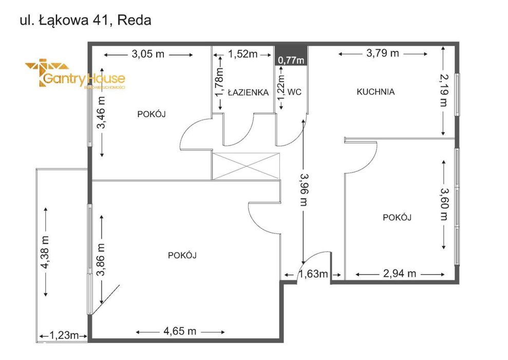3 Pokoje Z Dużym Balkonem I Piwnicą 5 m²