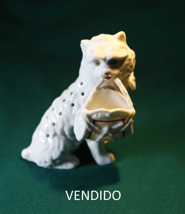 Paliteiro Ceramica Gato