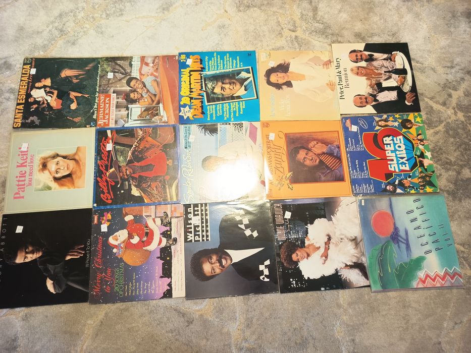 Lote de vinis de vários artistas