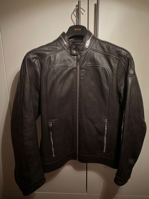 Blusão castanho Pele  Diesel tamanho XS (44)