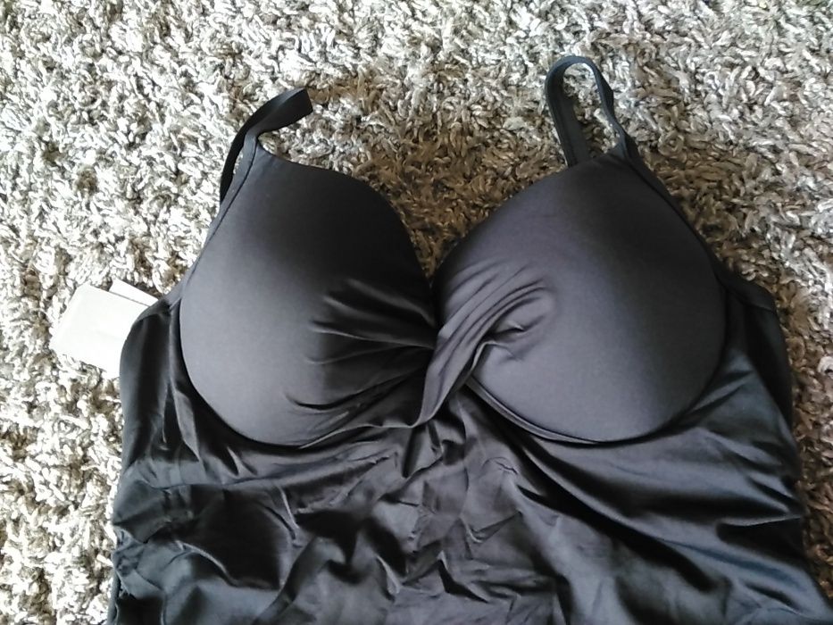 Strój kąpielowy Tankini stanik koszulka biustonosz 38D NOWY