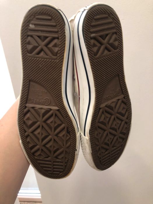 Trampki converse all star biaĹ‚e wysokie roz 37