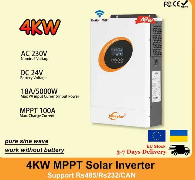 Гібридний інвертор JSD Solar 4kW