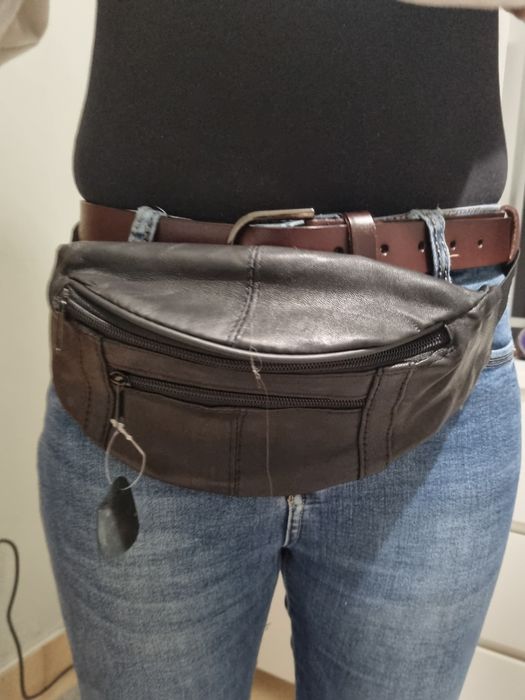 Nerka uniseks skóra naturalna