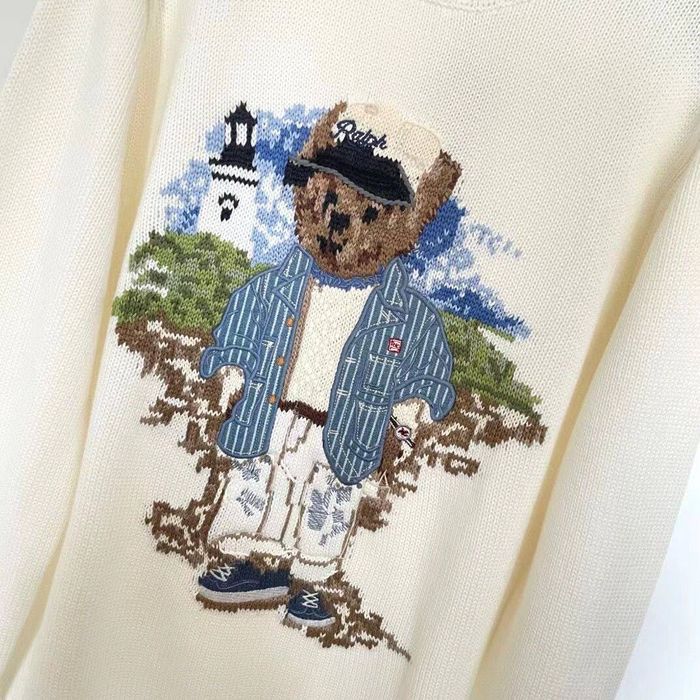 Sweter RL Miś! Bear New model! Premium od ręki! XS S M L