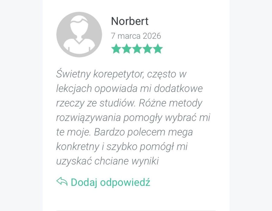 Korepetycje z chemii, Warszawa stacjonarnie