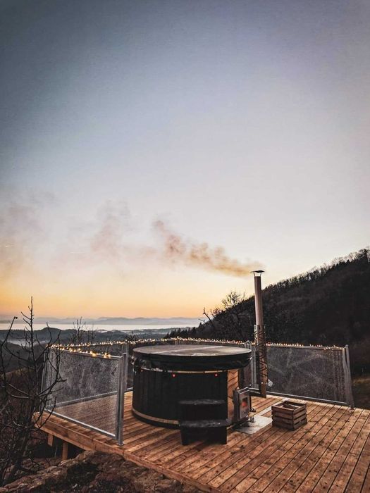 Balia ogrodowa Premium | gorąca beczka ruska bania jacuzzi hot tube