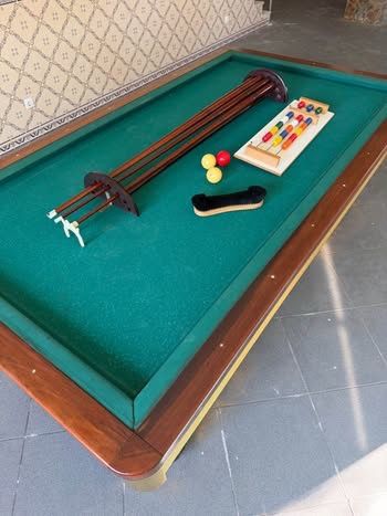 Vendo mesa de bilhar usada