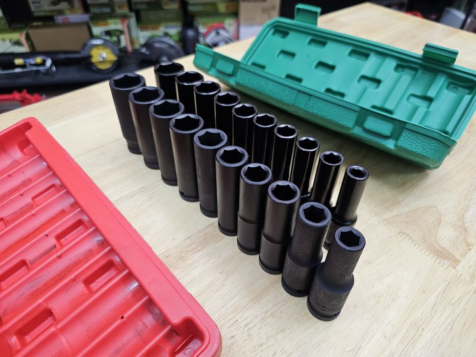 Прочные долговечные Ударные головки Набор 10шт 10-24 1/2 Для Гайковерт