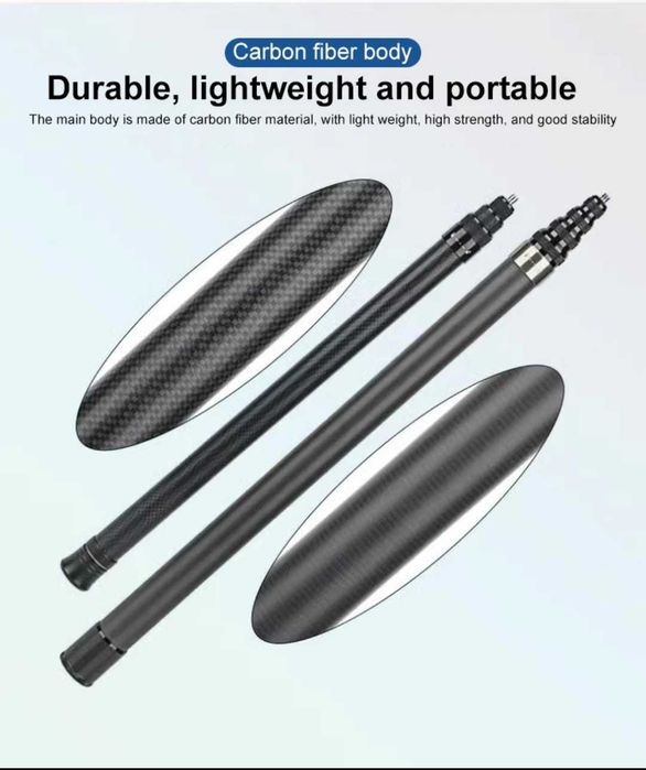 Монопод селфи стик 3м для insta360 x4,x3,x2,one rs, one r gopro, dji