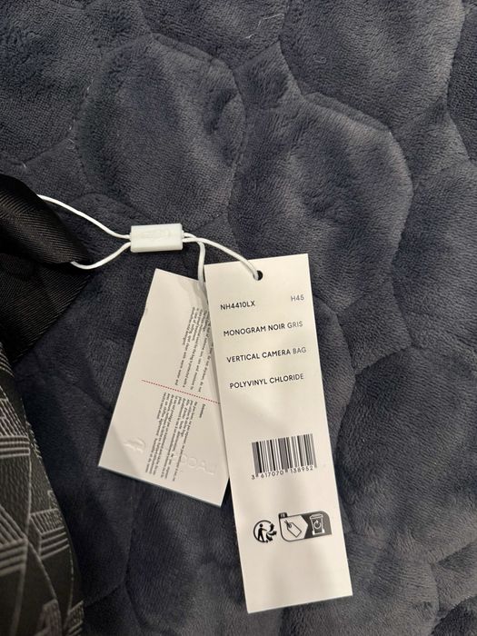 ОРИГІНАЛ ! Сумка унісекс Lacoste Monogram Grey/Black NH4410LX.H45