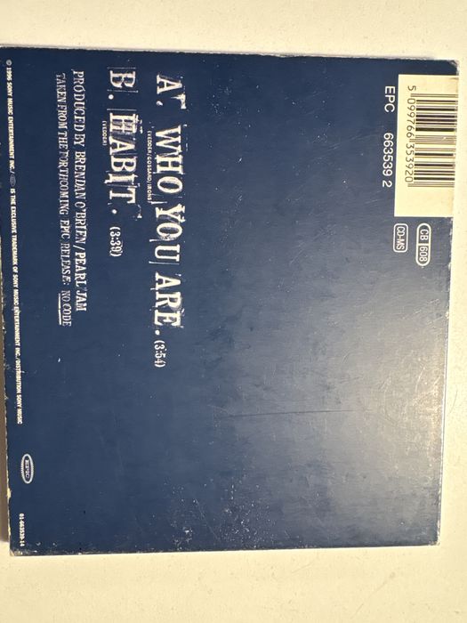 Pearl jam singiel  who you are