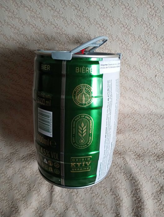 Puszka keg beczułka z piwa 5 litrow