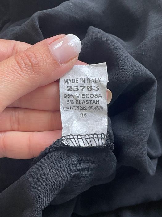 Czarna zwiewna spódnica boho z wiskozy | falbany | S/M