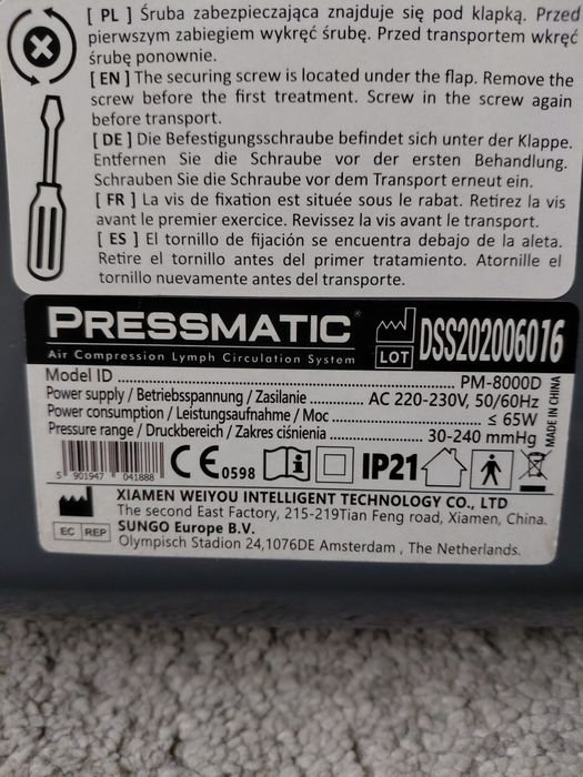 Masażer Pressmatic PM-8000D