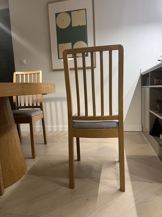 Krzesła krzesło drewniane ekedalen ikea komplet 5 sztuk