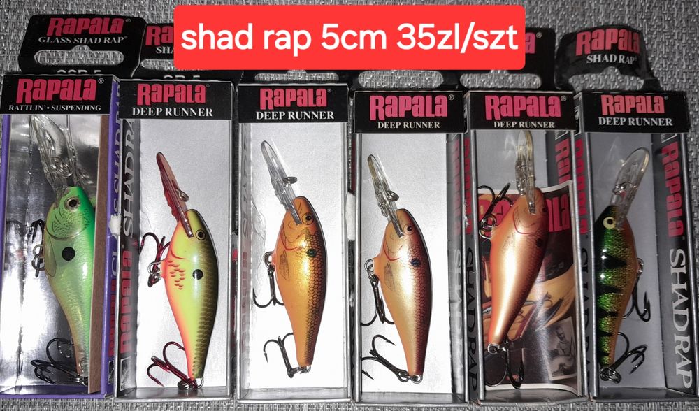 Woblery rapala różne