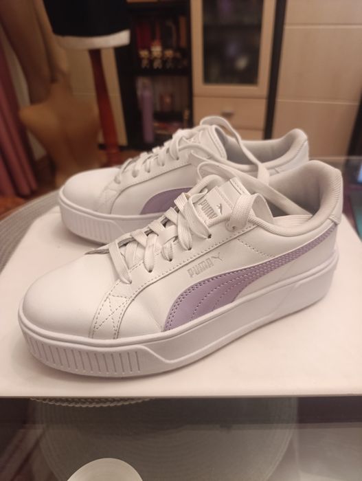 Sneakersy Puma carmen 38.5 platforma