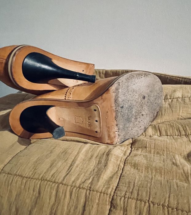 ACNE STUDIOS czółenka szpilki vintage lata 30