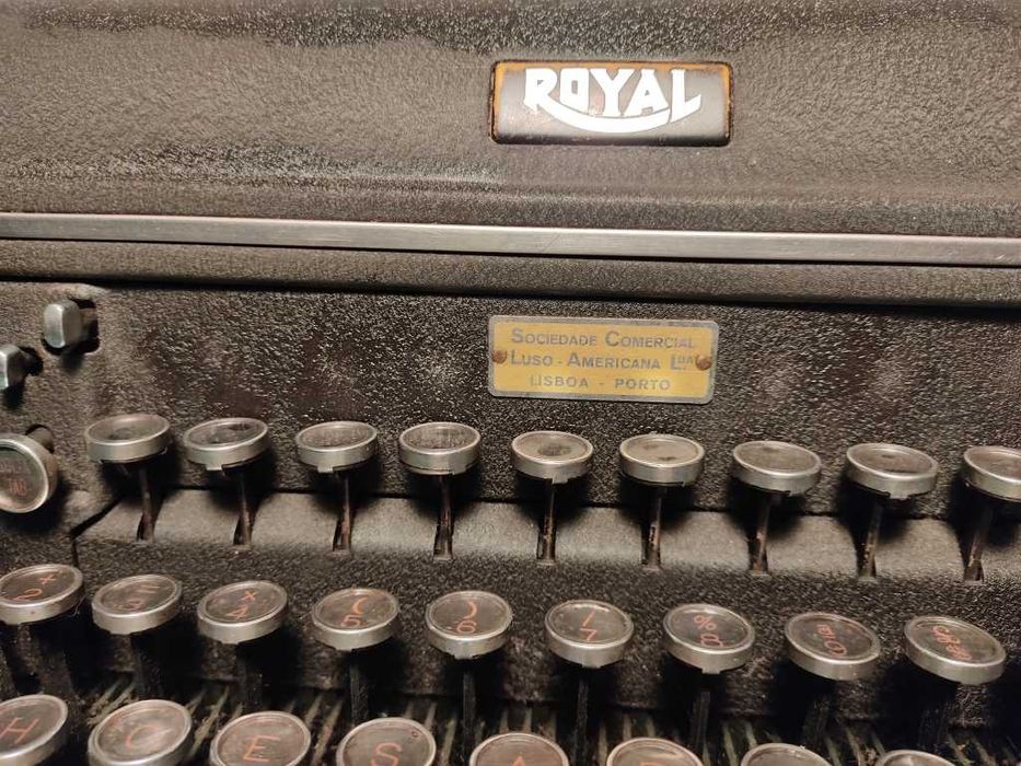 Royal - máquina de escrever vintage exclusiva!